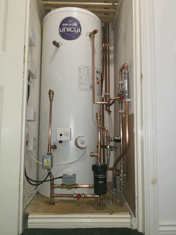 Hot Water Cylinder Installation Image After