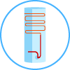 How Water Cylinder Icon